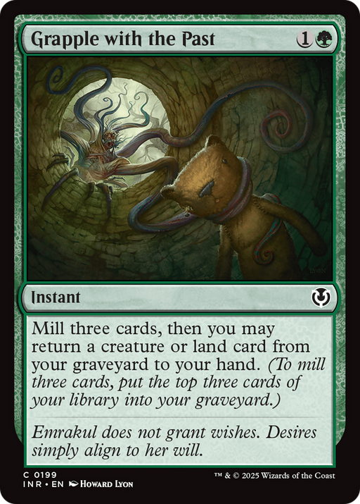 Grapple with the Past (INR-199) [Innistrad Remastered] Foil MTG Single Wizards of the Coast
