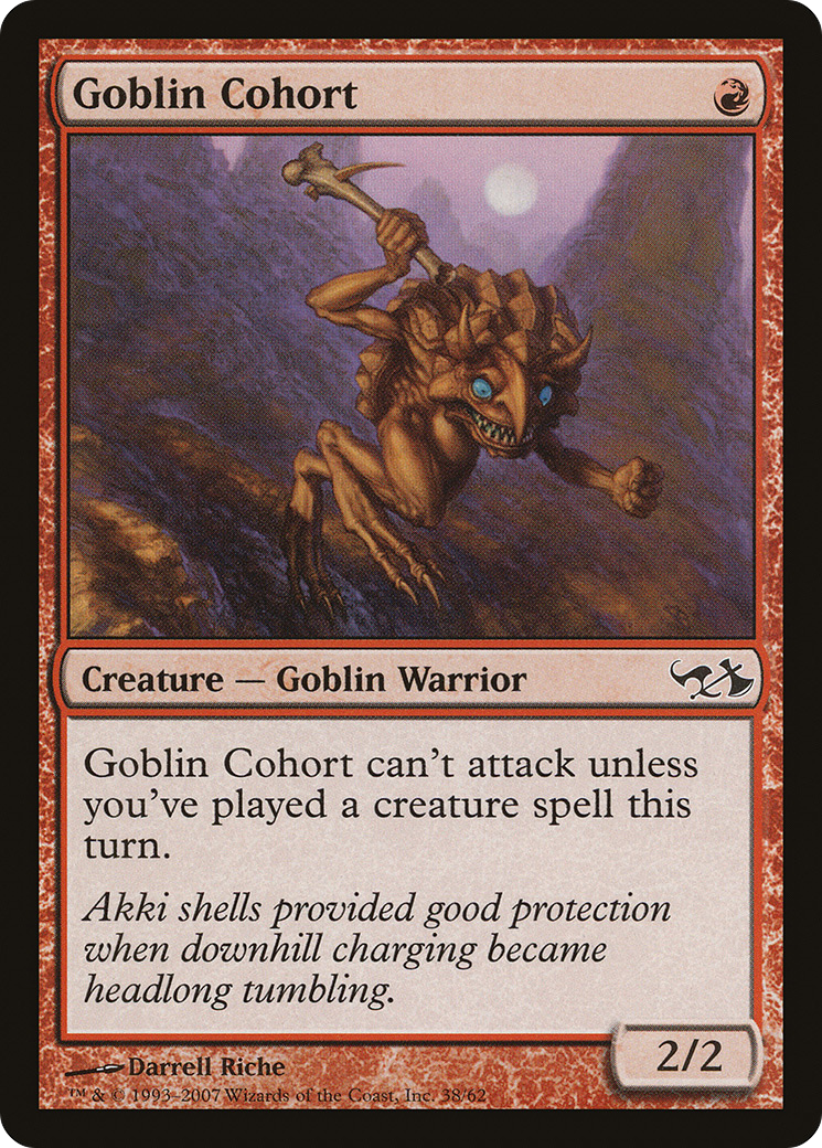 Goblin Cohort (EVG-038) [Misc] Duel Decks: Elves vs. Goblins MTG Single Wizards of the Coast
