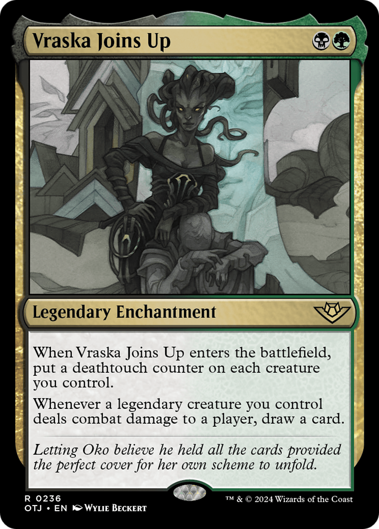 Vraska Joins Up (OTJ-236) [Outlaws of Thunder Junction] MTG Single Wizards of the Coast