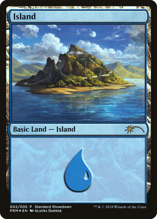 Island (Alayna Danner) (SSP-002) [M19 Standard Showdown] Foil MTG Single Wizards of the Coast