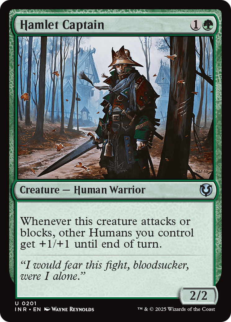 Hamlet Captain (INR-201) [Innistrad Remastered] Foil MTG Single Wizards of the Coast