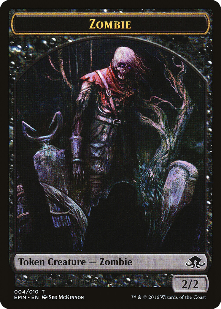 Zombie Token (004/010) [Eldritch Moon Tokens] MTG Single Magic: The Gathering