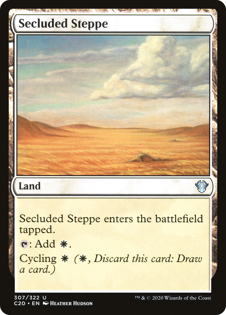 Secluded Steppe (C20-307) [Commander 2020] MTG Single Wizards of the Coast