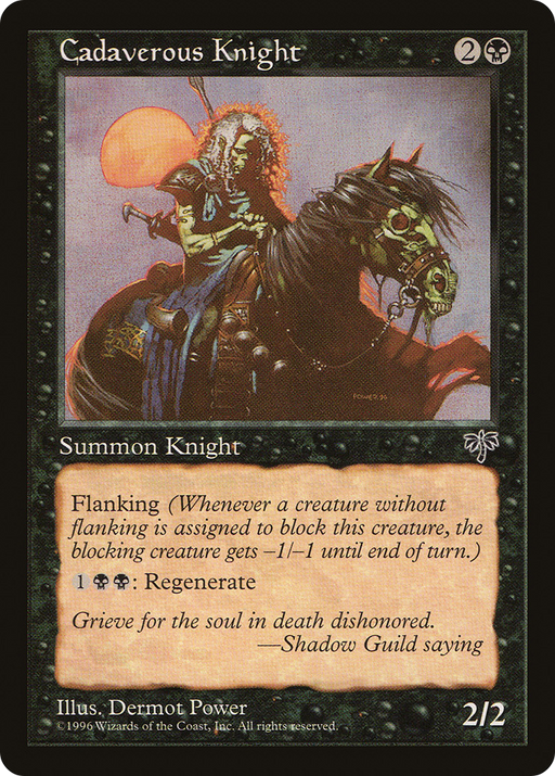 Cadaverous Knight (MIR-110) [Mirage] MTG Single Wizards of the Coast