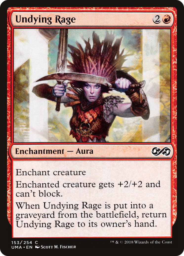 Undying Rage (UMA-153) [Ultimate Masters] MTG Single Wizards of the Coast