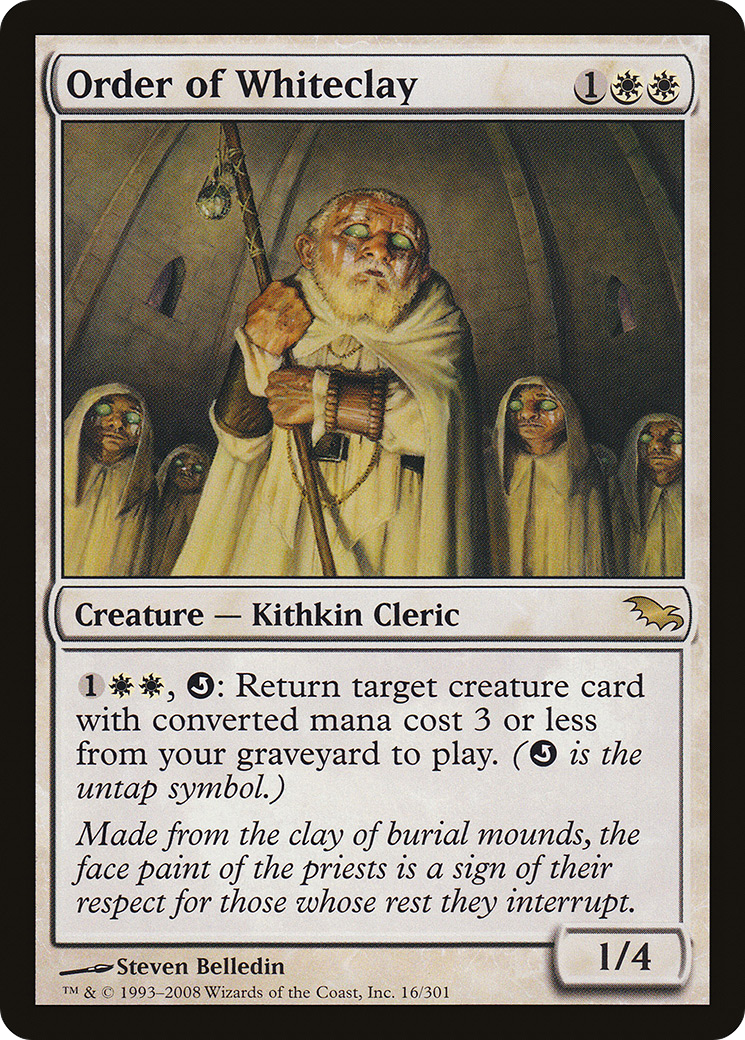 Order of Whiteclay (SHM-016) [Shadowmoor] Foil MTG Single Wizards of the Coast