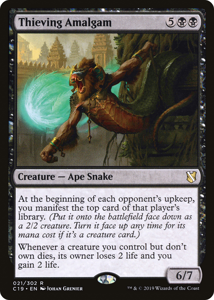Thieving Amalgam (C19-021) [Commander 2019] MTG Single Wizards of the Coast
