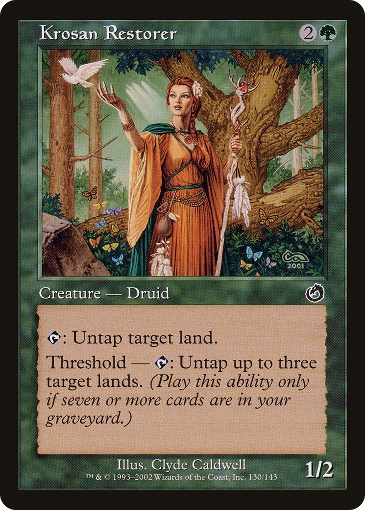 Krosan Restorer (TOR-130) [Torment] MTG Single Wizards of the Coast