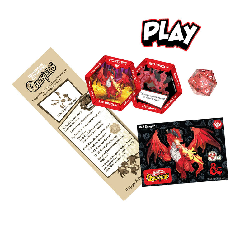D&D Questers: Quest 1 Monsters - Red Dragon