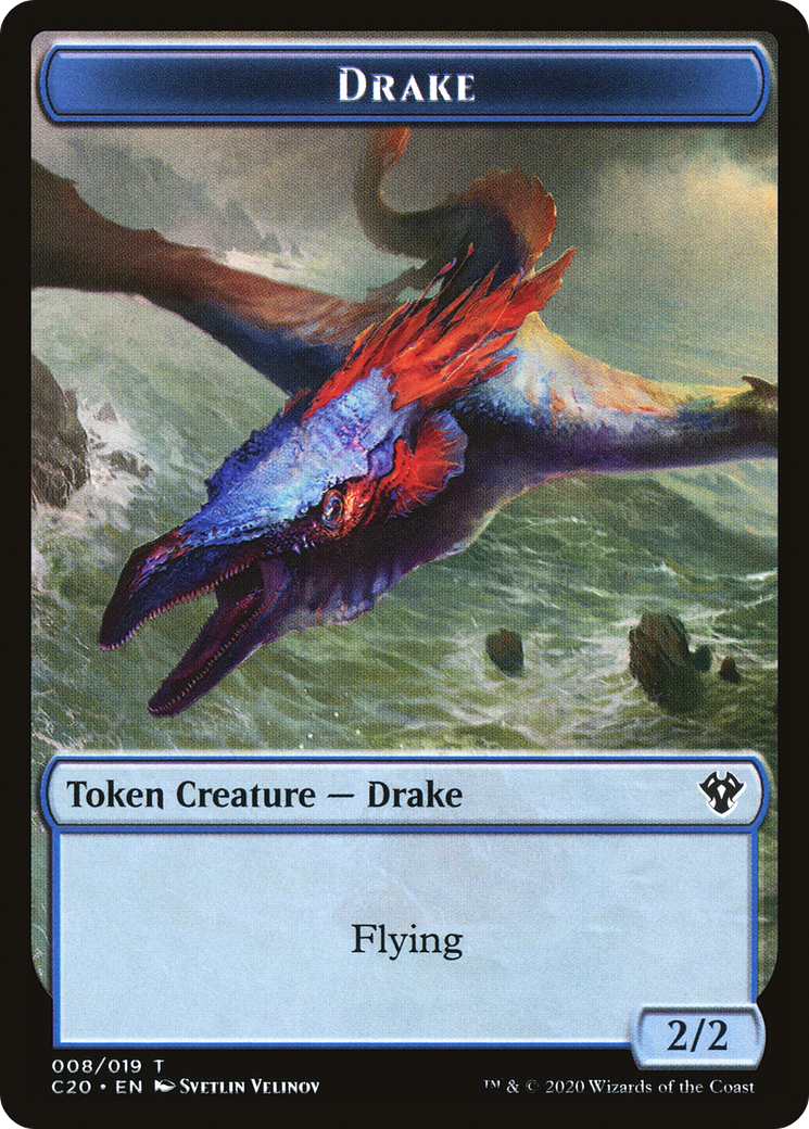 Drake (TC20-008) [Tokens] Commander 2020 Tokens MTG Single Wizards of the Coast