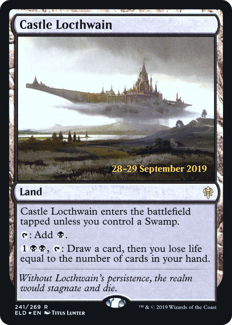 Castle Locthwain (PRE-241) [Throne of Eldraine Promos] Foil MTG Single Wizards of the Coast