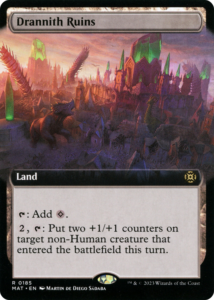 Drannith Ruins (MAT-185) [March of the Machine: The Aftermath] (Extended Art) MTG Single Wizards of the Coast