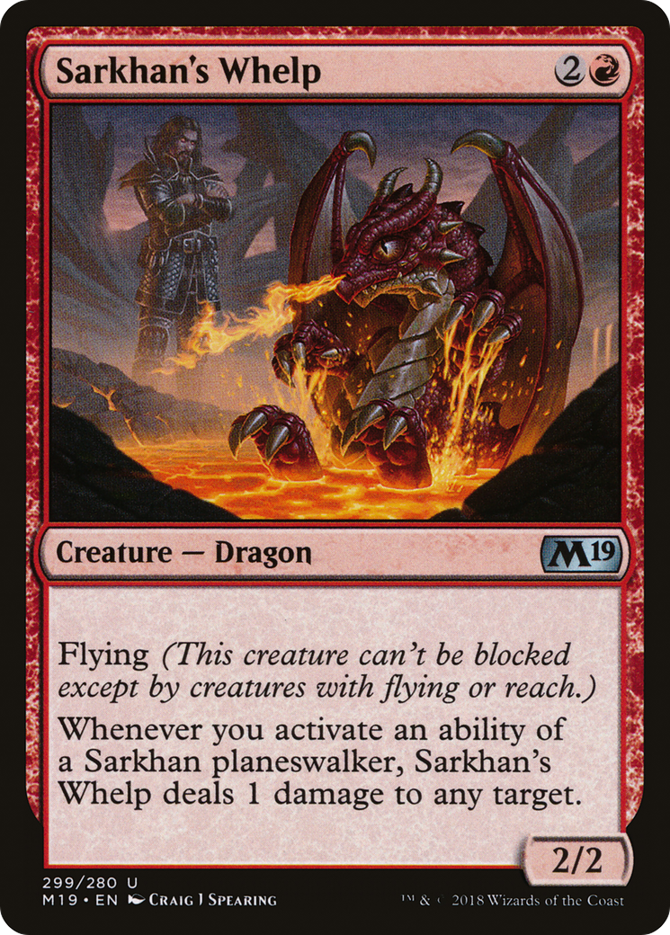 Sarkhan's Whelp (M19-299) [Core Set 2019] MTG Single Wizards of the Coast