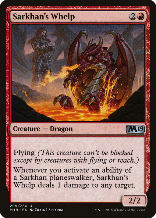 Sarkhan's Whelp (M19-299) [Core Set 2019] MTG Single Wizards of the Coast