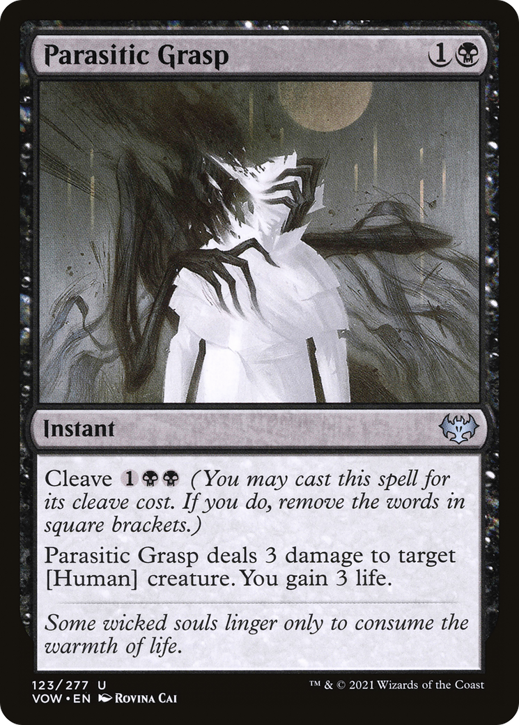 Parasitic Grasp (VOW-123) [Innistrad: Crimson Vow] Foil MTG Single Wizards of the Coast