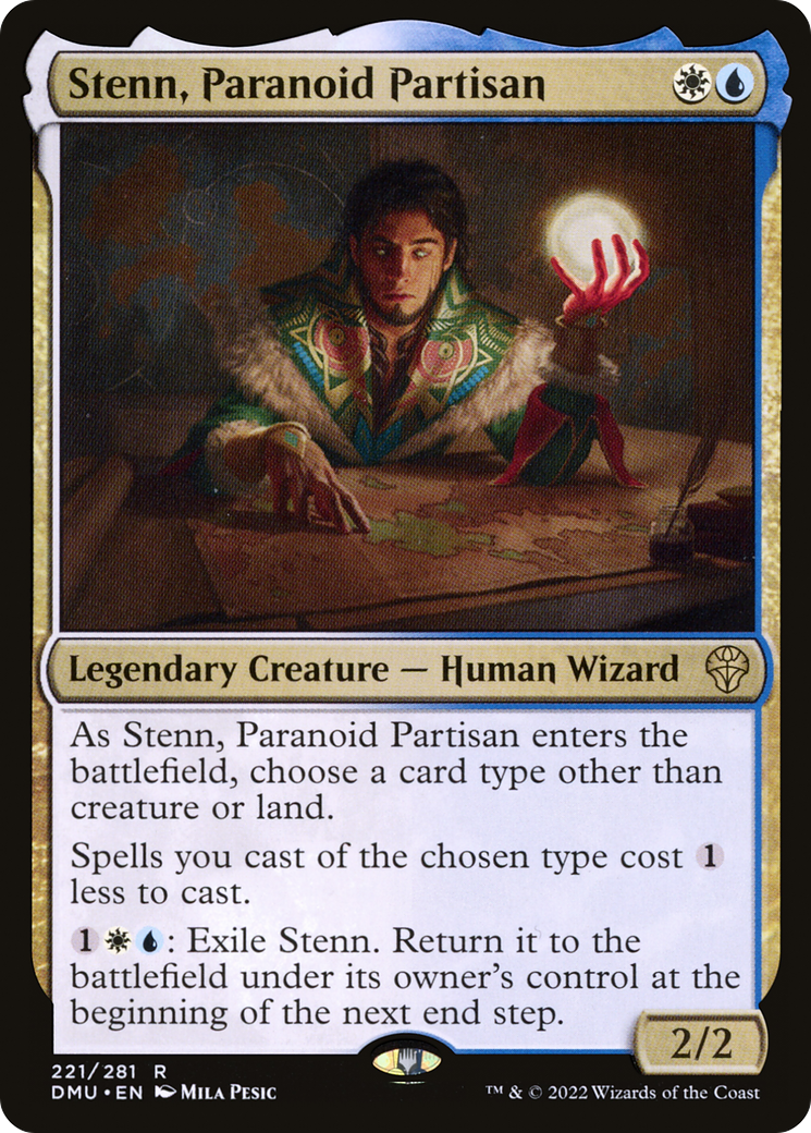 Stenn, Paranoid Partisan (DMU-221) [Dominaria United] Foil MTG Single Wizards of the Coast