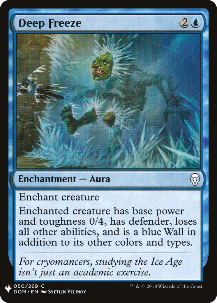 Deep Freeze (LIST-DOM-50) [Mystery Booster] The List MTG Single Wizards of the Coast