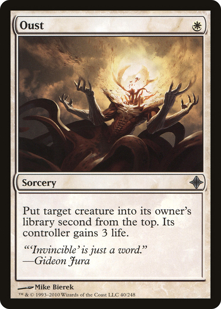 Oust (ROE-040) [Rise of the Eldrazi] Foil MTG Single Wizards of the Coast