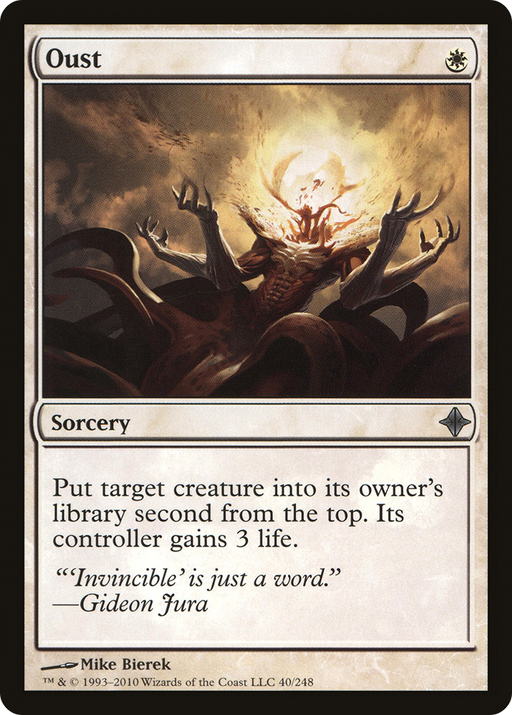 Oust (ROE-040) [Rise of the Eldrazi] Foil MTG Single Wizards of the Coast