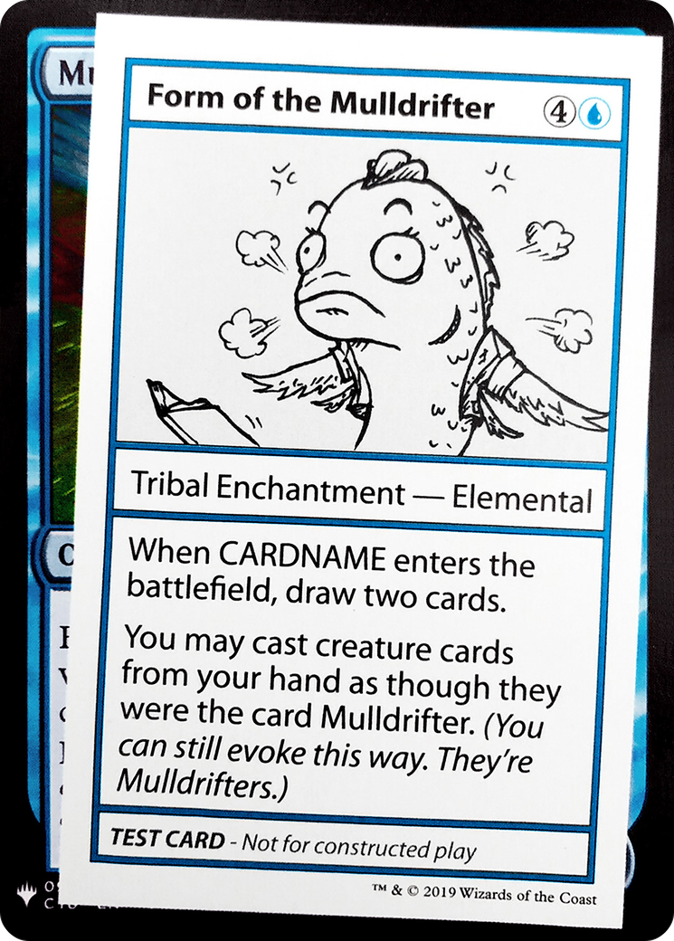 Form of the Mulldrifter (CMB1-022) [Mystery Booster] Playtest Cards 2019 MTG Single Wizards of the Coast
