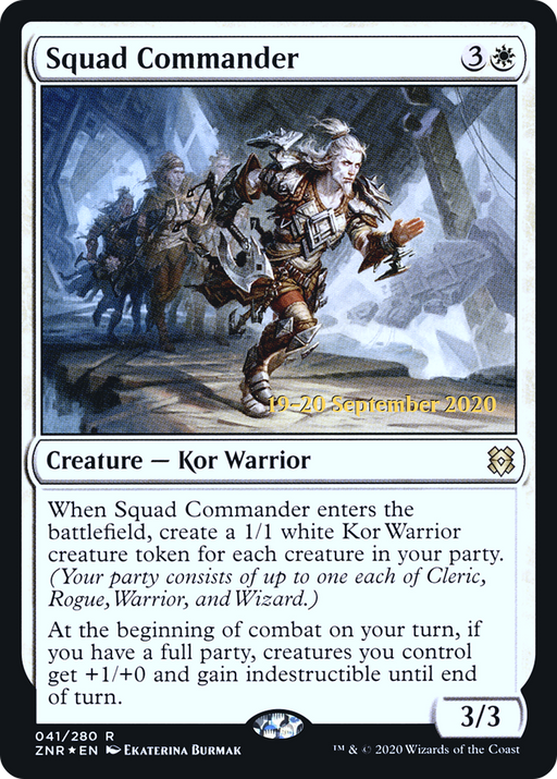 Squad Commander (PRE-041) [Zendikar Rising Promos] Foil MTG Single Wizards of the Coast