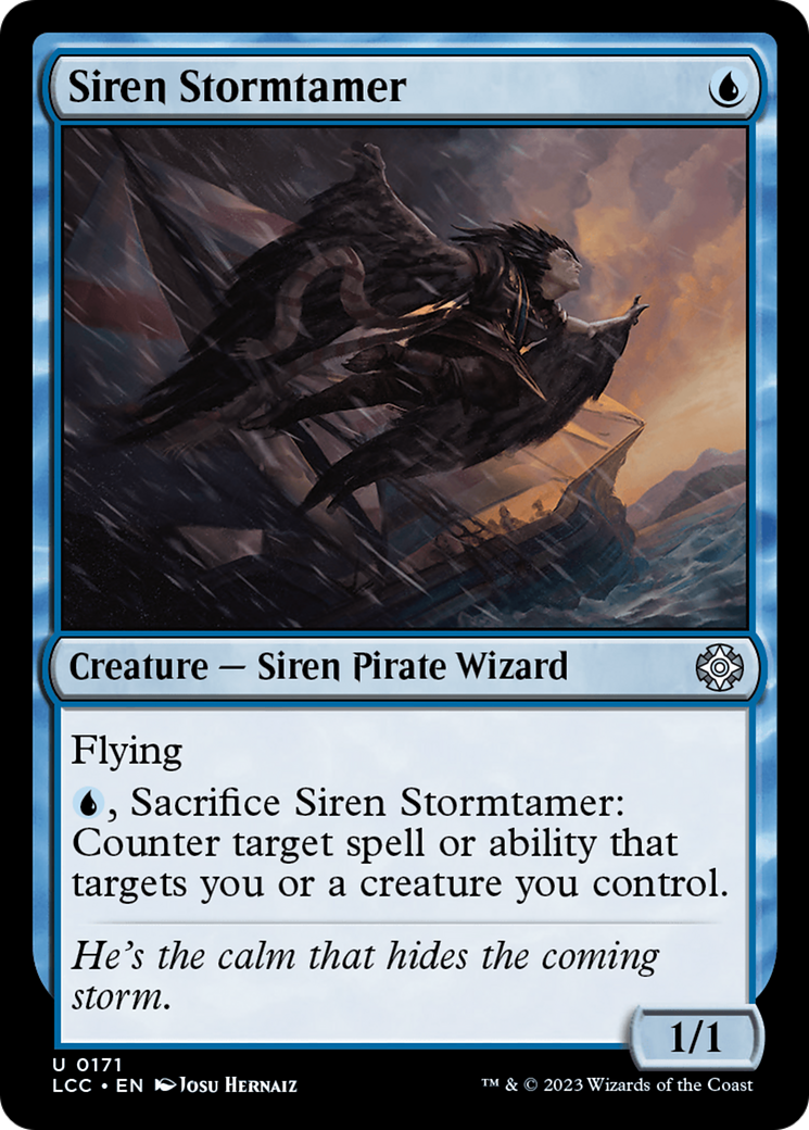 Siren Stormtamer (LCC-171) [The Lost Caverns of Ixalan Commander] MTG Single Wizards of the Coast