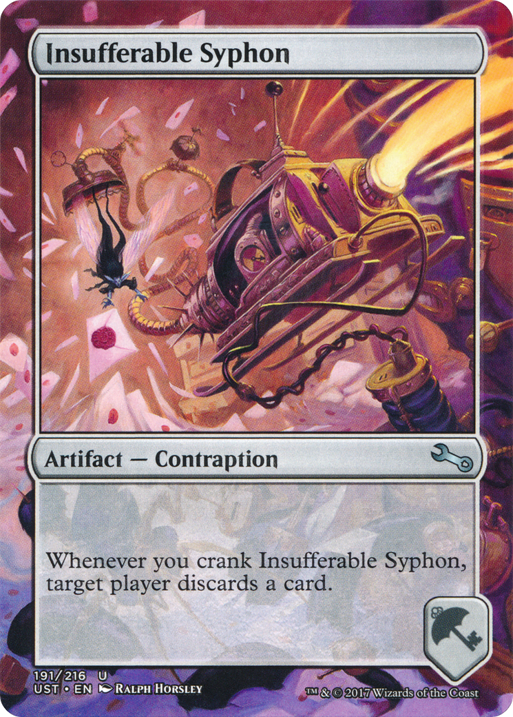 Insufferable Syphon (UST-191) [Unstable] (Borderless) MTG Single Wizards of the Coast
