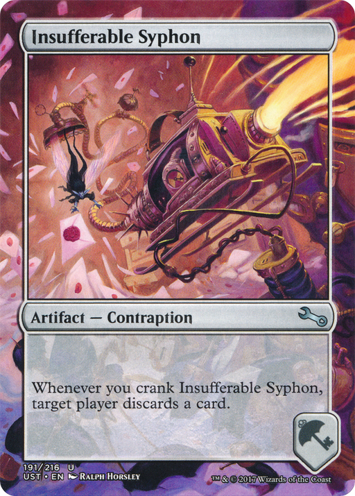 Insufferable Syphon (UST-191) [Unstable] (Borderless) MTG Single Wizards of the Coast