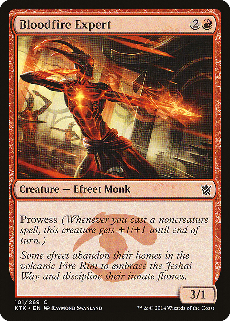 Bloodfire Expert (KTK-101) [Khans of Tarkir] MTG Single Wizards of the Coast