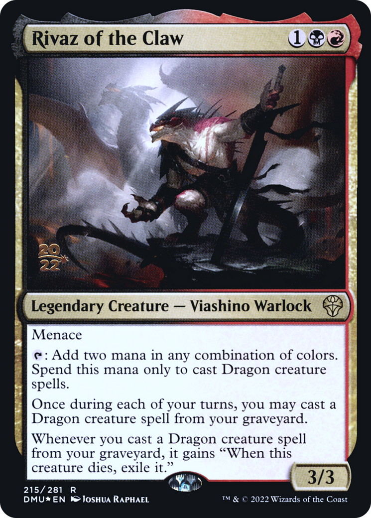 Rivaz of the Claw (PRE-215) [Dominaria United Promos] Foil MTG Single Wizards of the Coast