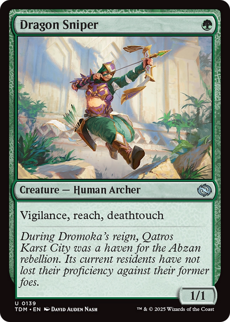 Dragon Sniper (TDM-139) [Tarkir: Dragonstorm] MTG Single Wizards of the Coast