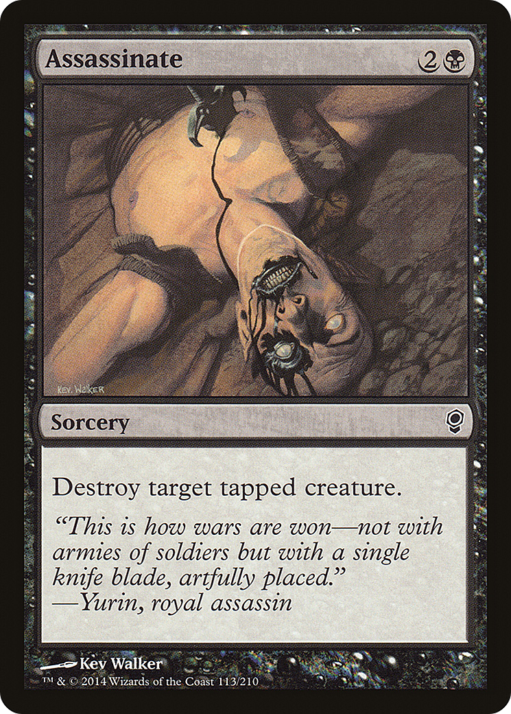 Assassinate (CNS-113) [Conspiracy] MTG Single Wizards of the Coast