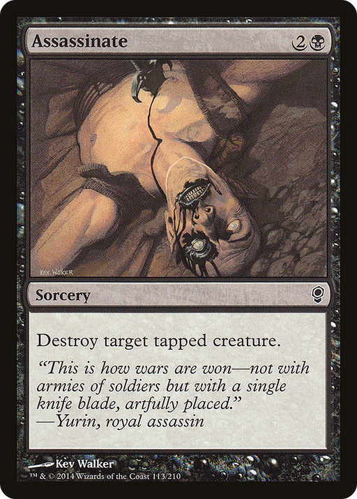 Assassinate (CNS-113) [Conspiracy] MTG Single Wizards of the Coast