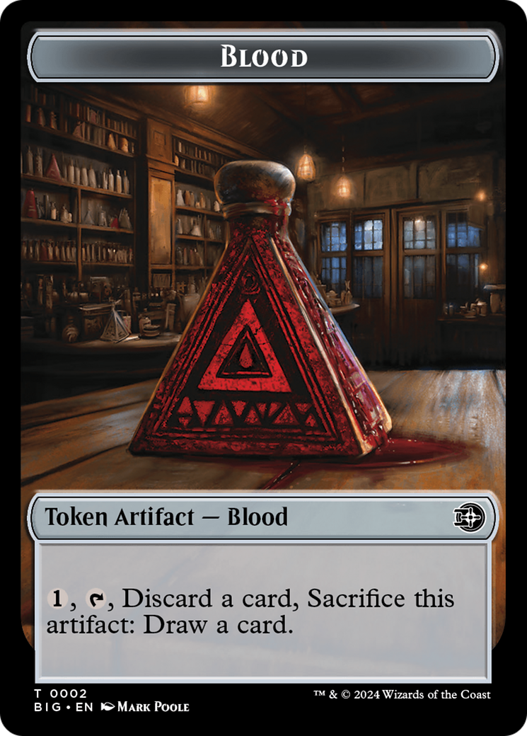 Blood (TBIG-002) [Tokens] The Big Score Tokens Foil MTG Single Wizards of the Coast