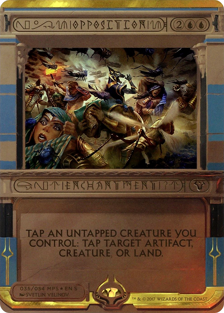 Opposition (MPS2-035) [Amonkhet Invocations] (Borderless) Foil MTG Single Wizards of the Coast