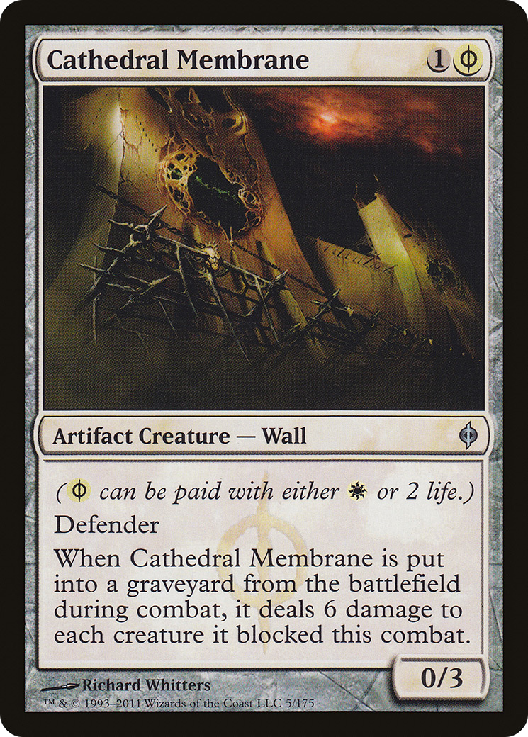 Cathedral Membrane (NPH-005) [New Phyrexia] MTG Single Wizards of the Coast