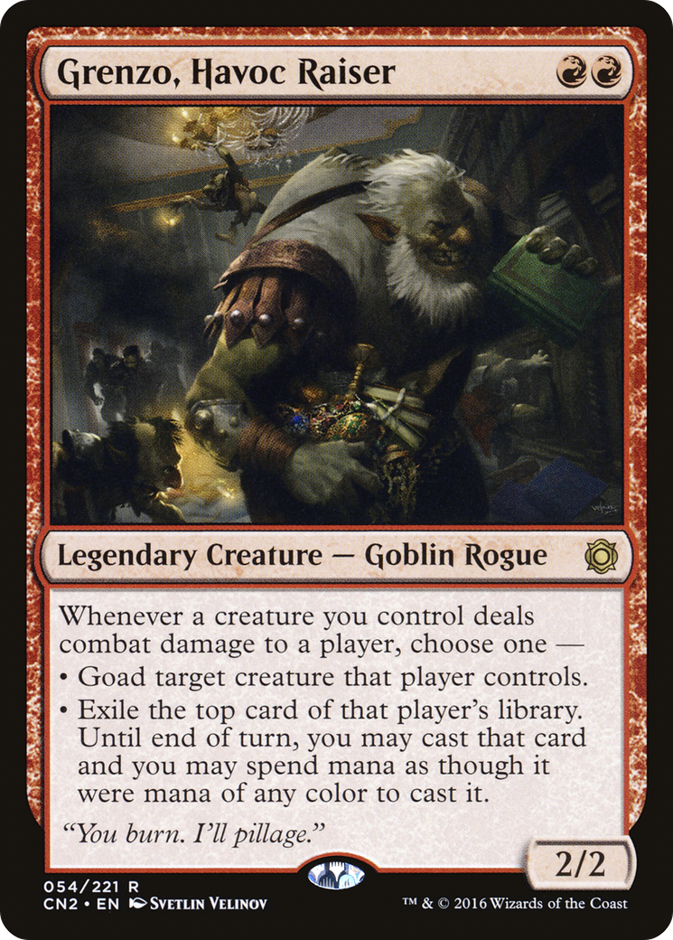Grenzo, Havoc Raiser (CN2-054) [Conspiracy: Take the Crown] Foil MTG Single Wizards of the Coast