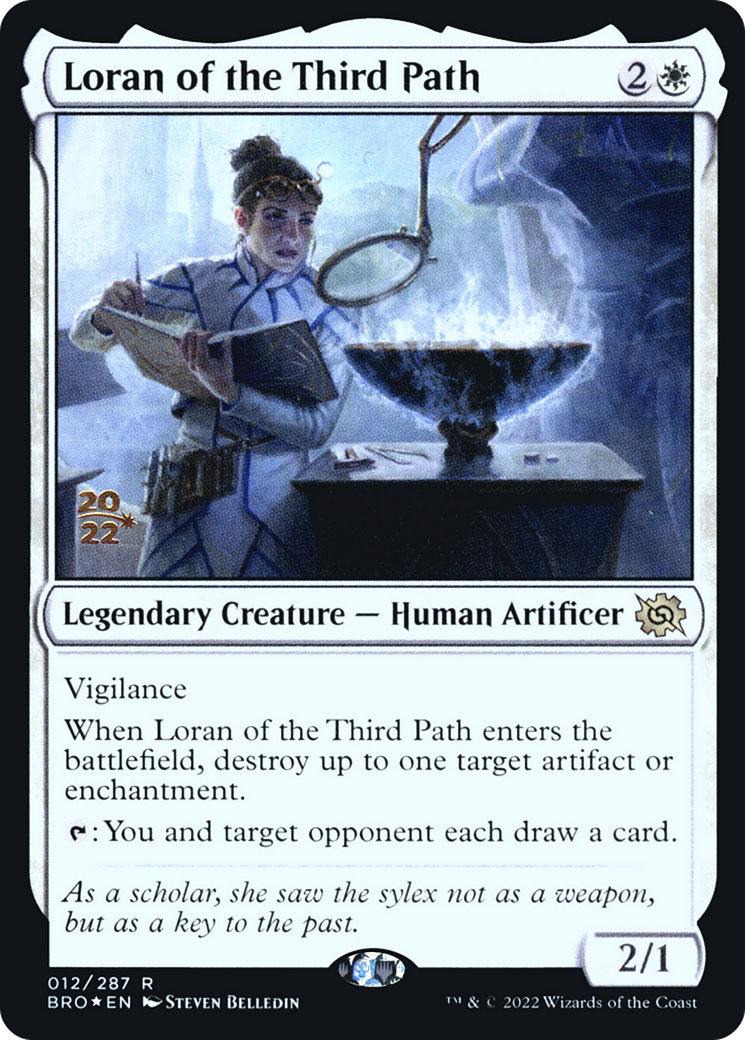 Loran of the Third Path (PRE-012) [The Brothers' War Promos] Foil MTG Single Wizards of the Coast