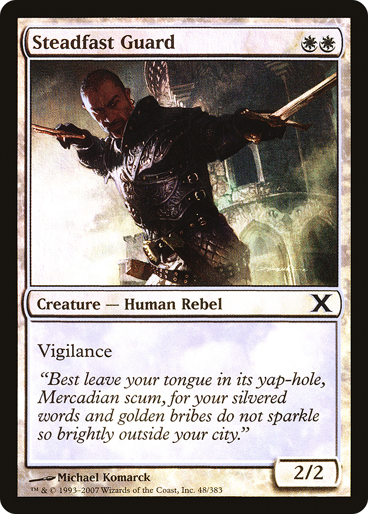 Steadfast Guard (10E-48★) [Tenth Edition] Foil MTG Single Wizards of the Coast