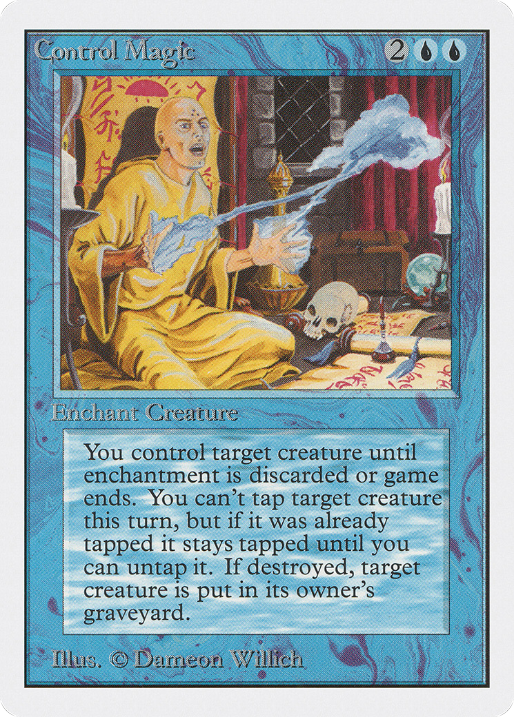 Control Magic (2ED-) [Oldschool] Unlimited Edition MTG Single Wizards of the Coast