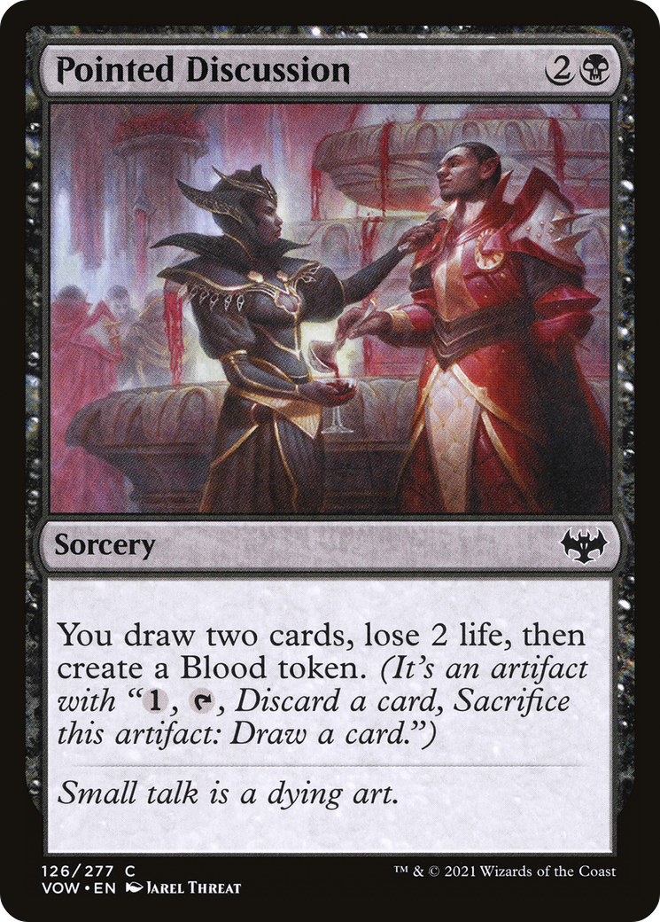 Pointed Discussion (VOW-126) [Innistrad: Crimson Vow] MTG Single Wizards of the Coast