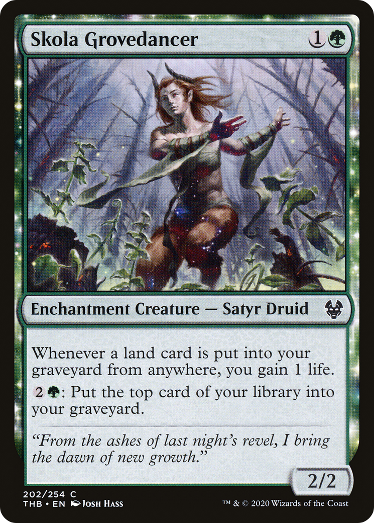 Skola Grovedancer (THB-202) [Theros Beyond Death] MTG Single Wizards of the Coast