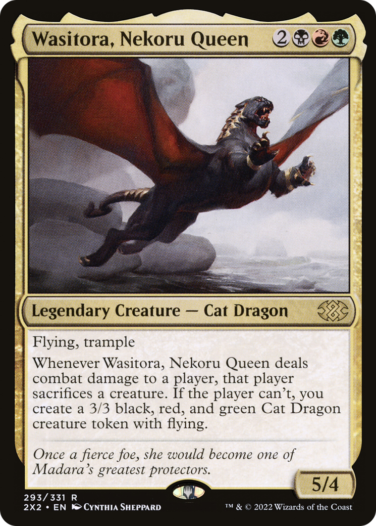 Wasitora, Nekoru Queen (2X2-293) [Double Masters 2022] MTG Single Wizards of the Coast