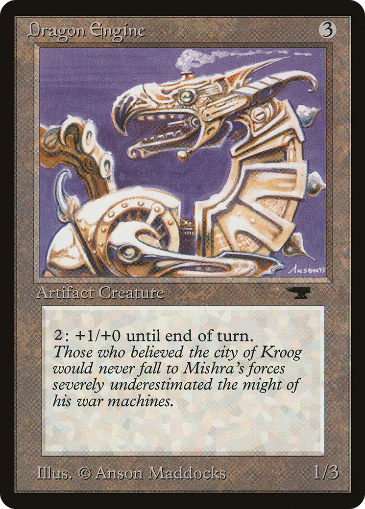 Dragon Engine (ATQ-) [Oldschool] Antiquities MTG Single Wizards of the Coast