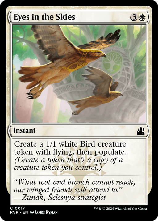 Eyes in the Skies (RVR-017) [Ravnica Remastered] MTG Single Wizards of the Coast