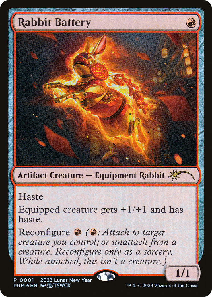 Rabbit Battery (UMP-001) [Misc] Year of the Rabbit 2023 Foil MTG Single Wizards of the Coast