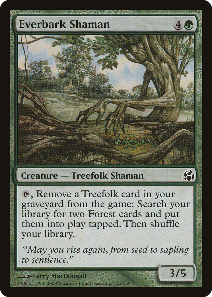 Everbark Shaman (MOR-121) [Morningtide] Foil MTG Single Wizards of the Coast