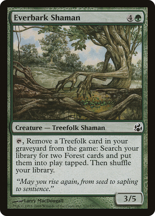 Everbark Shaman (MOR-121) [Morningtide] Foil MTG Single Wizards of the Coast