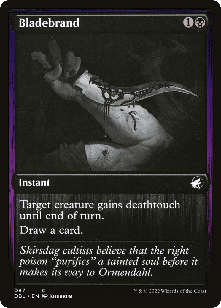 Bladebrand (DBL-087) [Innistrad: Double Feature] Foil MTG Single Wizards of the Coast