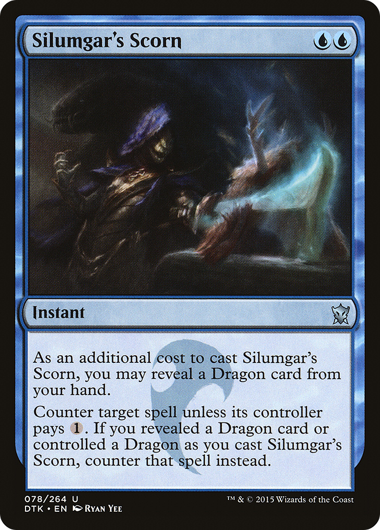 Silumgar's Scorn (DTK-078) [Dragons of Tarkir] MTG Single Wizards of the Coast